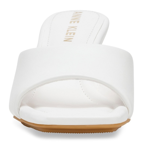 Anne Klein Women's Jerilyn Square Toe Dress Sandals- White- Size 7 - Picture 6 of 13